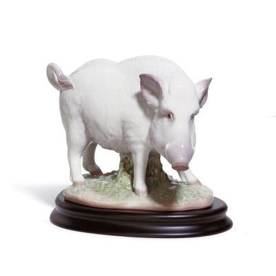 Lladro Porcelain The Boar Figurine Figurines Lladro 