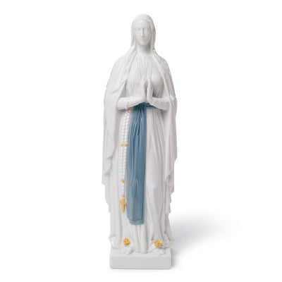 Lladro Porcelain Our Lady Of Lourdes Figurine Figurines Lladro 