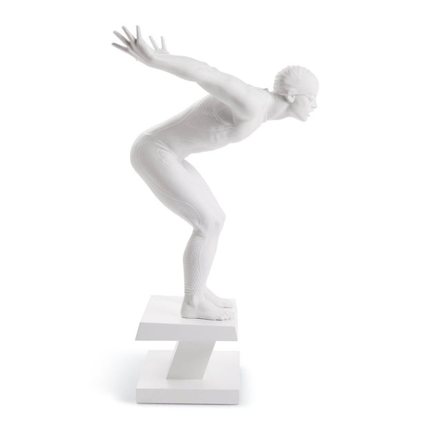 Lladro Porcelain Swimmer Figurine Figurines Lladro 