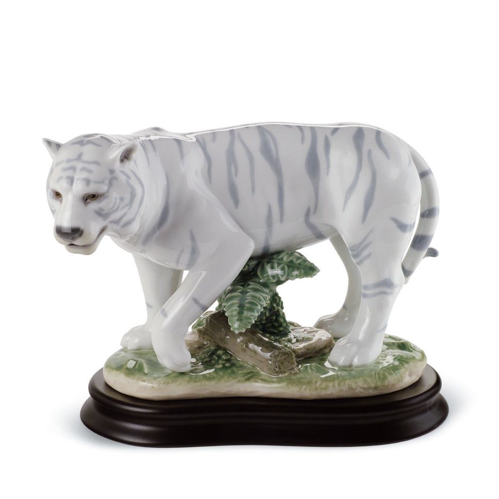 Lladro Porcelain The Tiger Figurine Figurines Lladro 