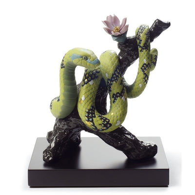 Lladro Porcelain The Snake Figurine LE 1888 Figurines Lladro 