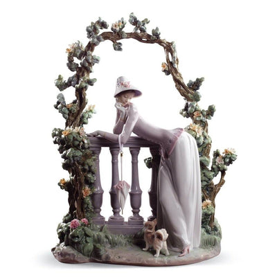 Lladro Porcelain In The Balustrade Figurine Figurines Lladro 