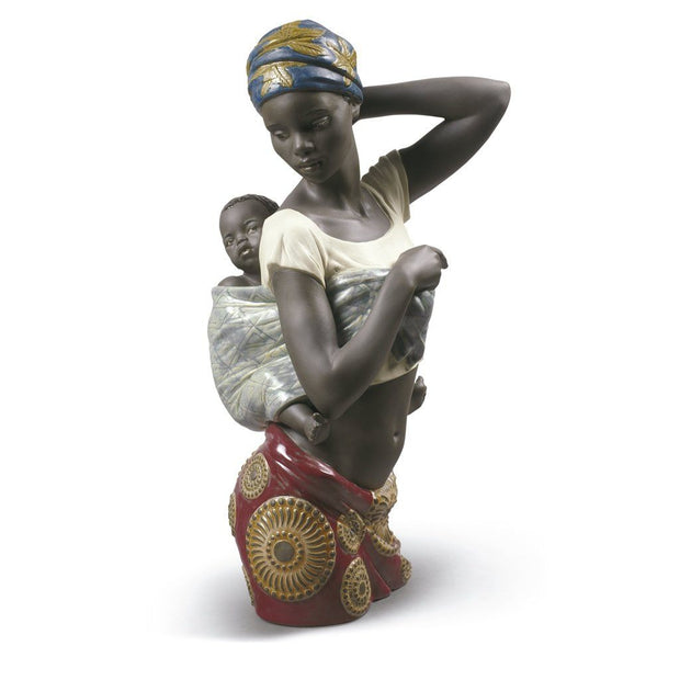 Lladro Porcelain African Bond Figurine Figurines Lladro 