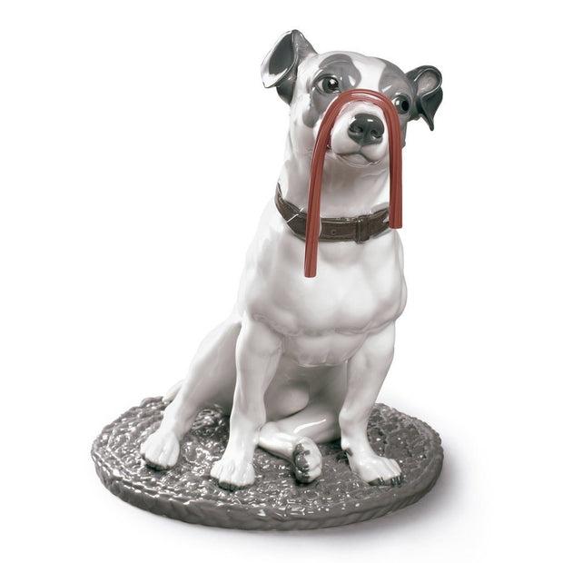 Lladro Porcelain Jack Russell With Licorice Figurine Figurines Lladro 
