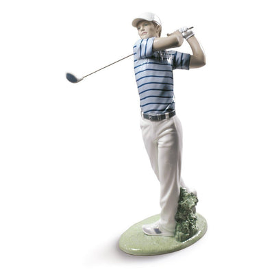 Lladro Porcelain Golf Champion Figurine Figurines Lladro 