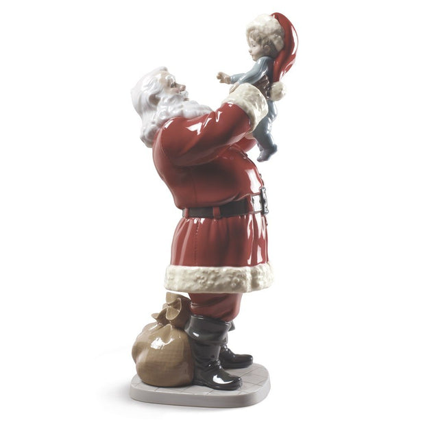 Lladro Porcelain Merry Christmas Santa! Figurine Figurines Lladro 