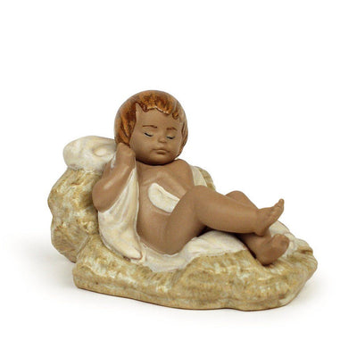 Lladro Porcelain Baby Jesus Figurine Gres Finish Figurines Lladro 