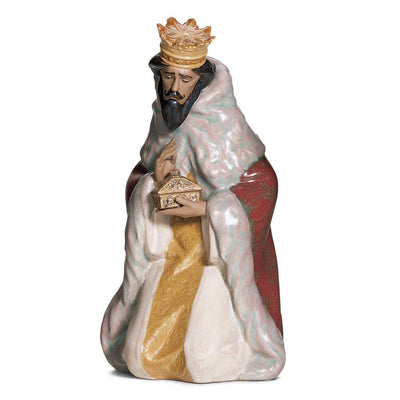 Lladro Porcelain King Gaspar Figurine Gres Finish Figurines Lladro 