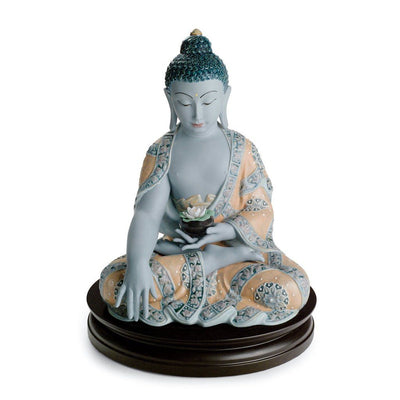 Lladro Porcelain Medicine Buddha Figurine Figurines Lladro 