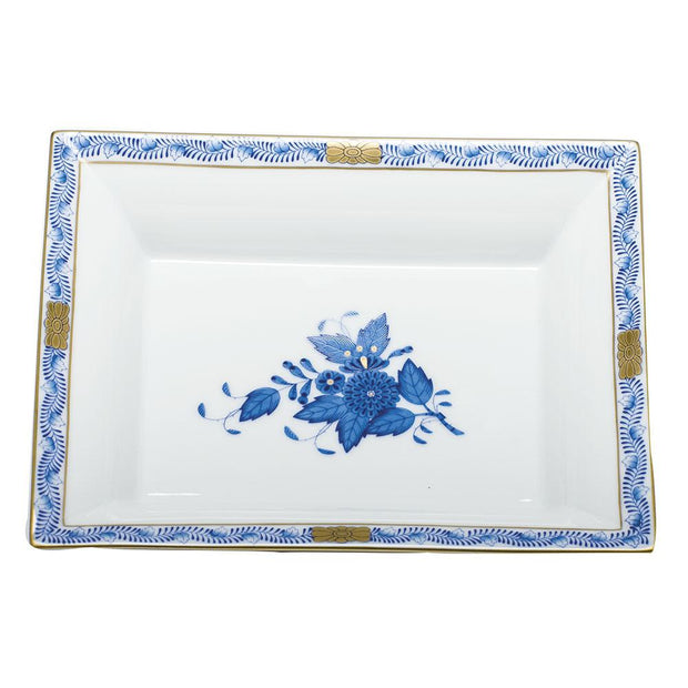 Herend Jewelry Tray Figurines Herend Chinese Bouquet Blue 