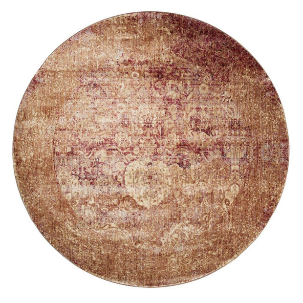 Loloi Anastasia AF 18 Copper Ivory Area Rug Rugs Loloi 5' 3" x 5' 3" Round 