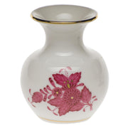 Herend Medium Bud Vase W/Lip Figurines Herend Chinese Bouquet Raspberry 