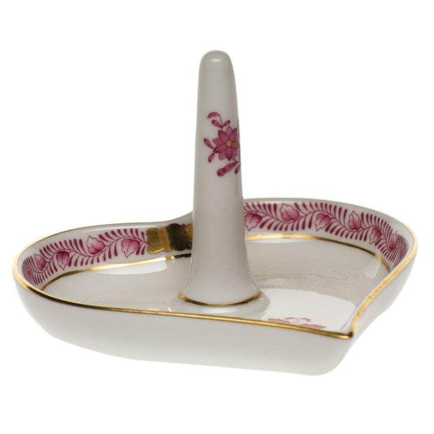 Herend Ring Holder Figurines Herend Chinese Bouquet Raspberry 