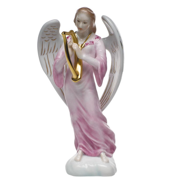 Herend Angel With Harp Figurines Herend Chinese Bouquet Garland Raspberry 