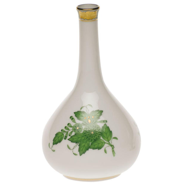 Herend Medium Bud Vase Figurines Herend Chinese Bouquet Green 