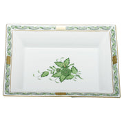 Herend Jewelry Tray Figurines Herend Chinese Bouquet Green 
