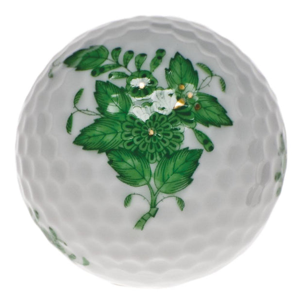 Herend Golf Ball Figurines Herend Chinese Bouquet Green 