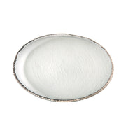 Annieglass Edgey Charger Plate - 12" Dinnerware Annieglass Platinum 