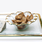 Annieglass Ruffle Dip Bowl Dinnerware Annieglass 
