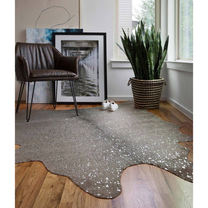 Loloi Bryce BZ 03 Graphite / Silver Area Rug Rugs Loloi 