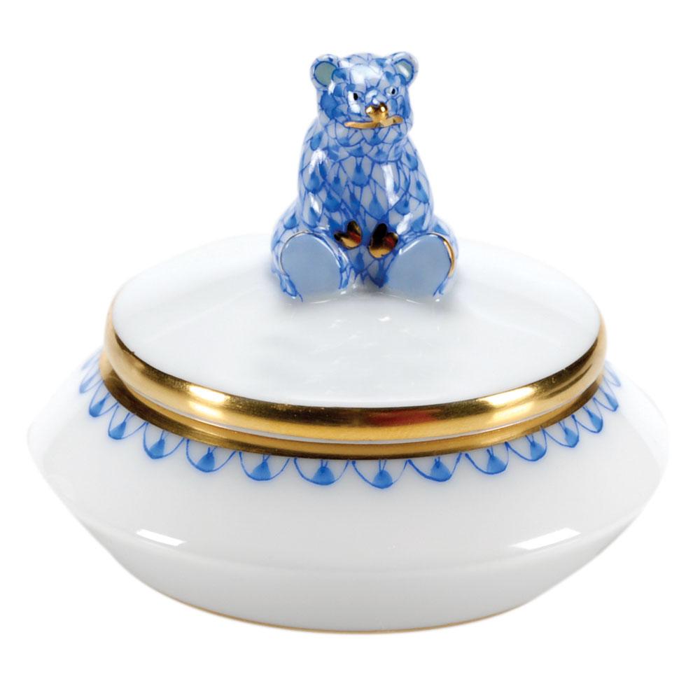 Herend First Curl Box Figurines Herend Blue Box 