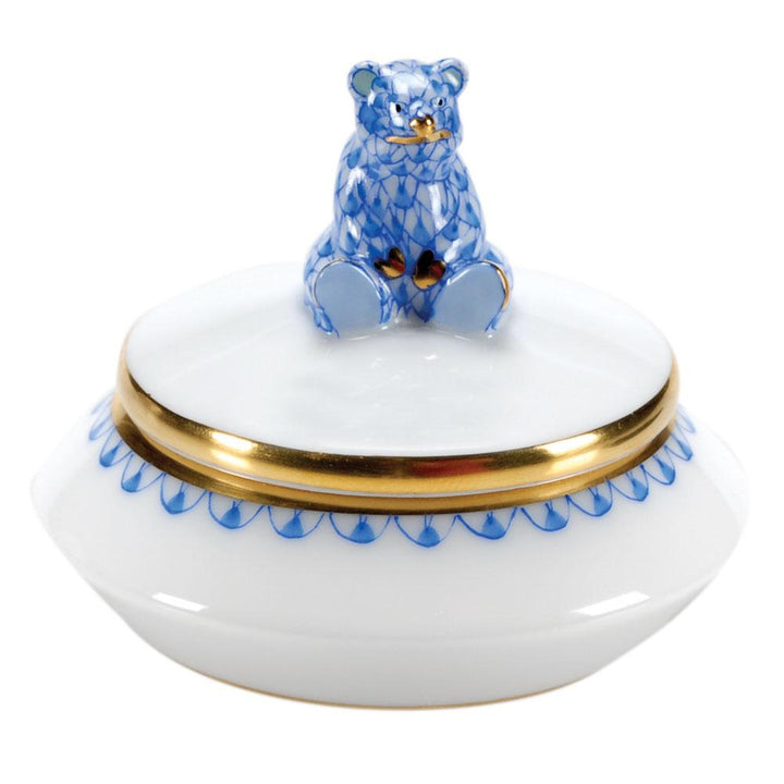 Herend First Curl Box Figurines Herend Blue Box 