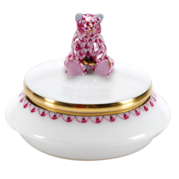 Herend First Curl Box Figurines Herend Pink Box 