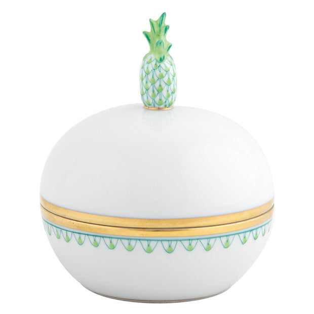 Herend Pineapple Box Figurines Herend Box Lime 