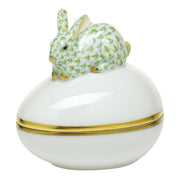 Herend Bunny Bonbon Figurines Herend Box Lime 