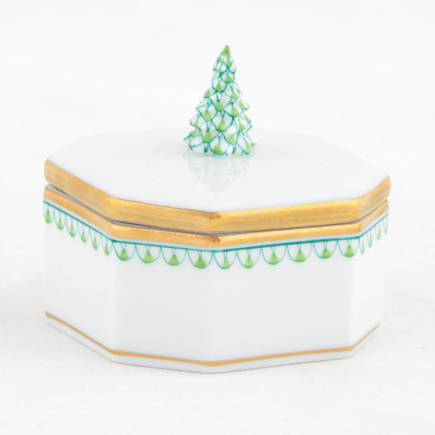 Herend Christmas Tree Box Figurines Herend Lime Box 