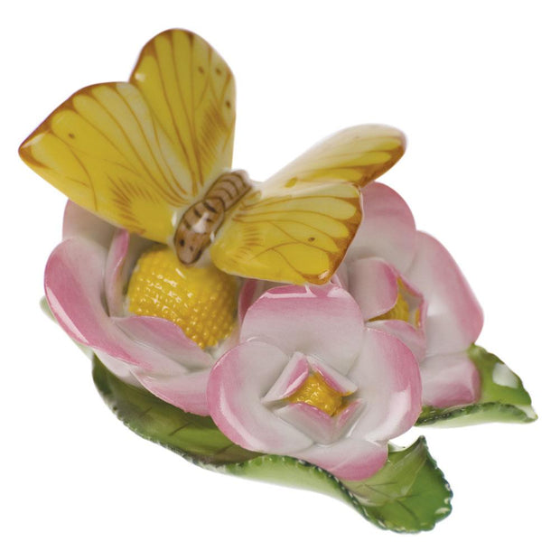 Herend Butterfly On Flowers Figurines Herend 