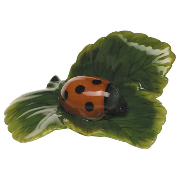 Herend Ladybug Figurines Herend Natural Coloration 