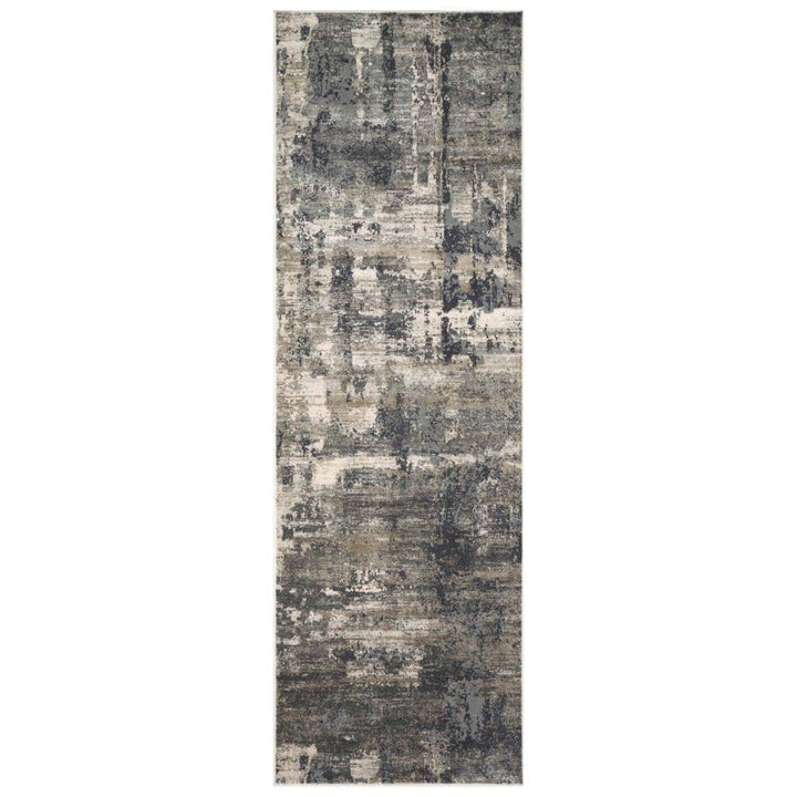 Loloi Cascade CAS 03 Ivory / Charcoal Area Rug Rugs Loloi 2’ 7" x 8’ Runner 
