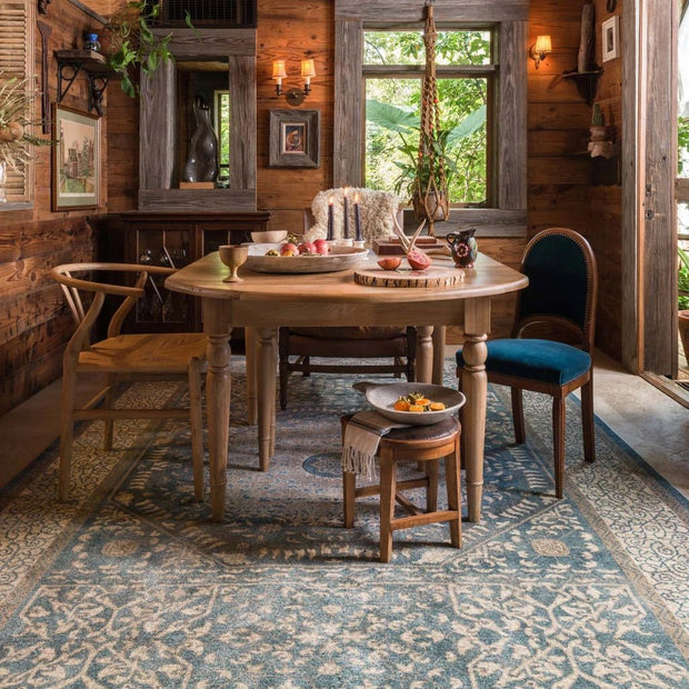 Loloi Century CQ 01 Blue / Sand Area Rug Rugs Loloi 