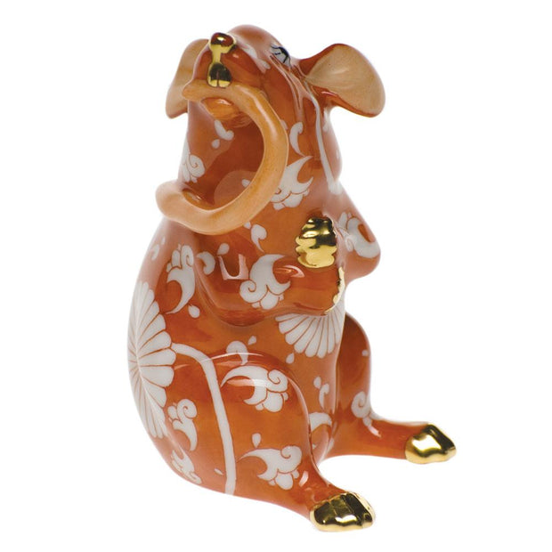 Herend Mouse Eating Tail Figurines Herend 
