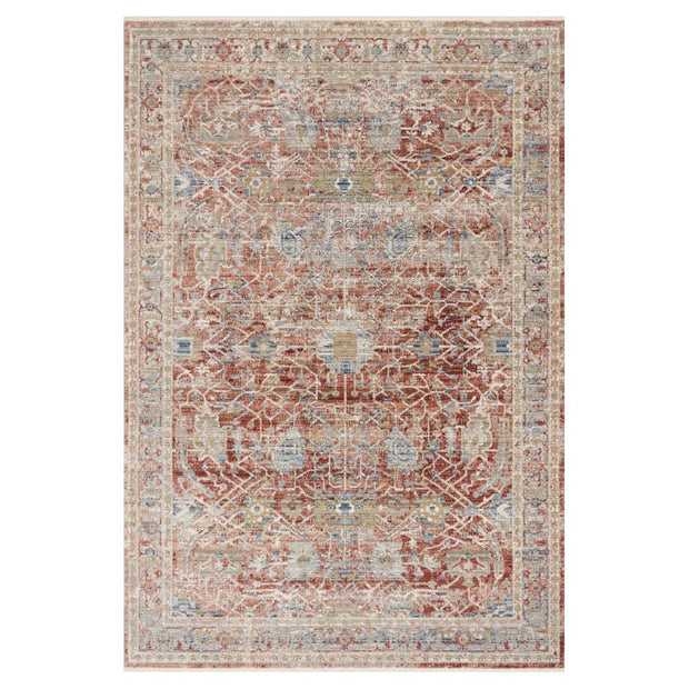 Loloi Claire CLE 01 Red / Ivory Area Rug Rugs Loloi 2’ 7" x 8’ Runner 