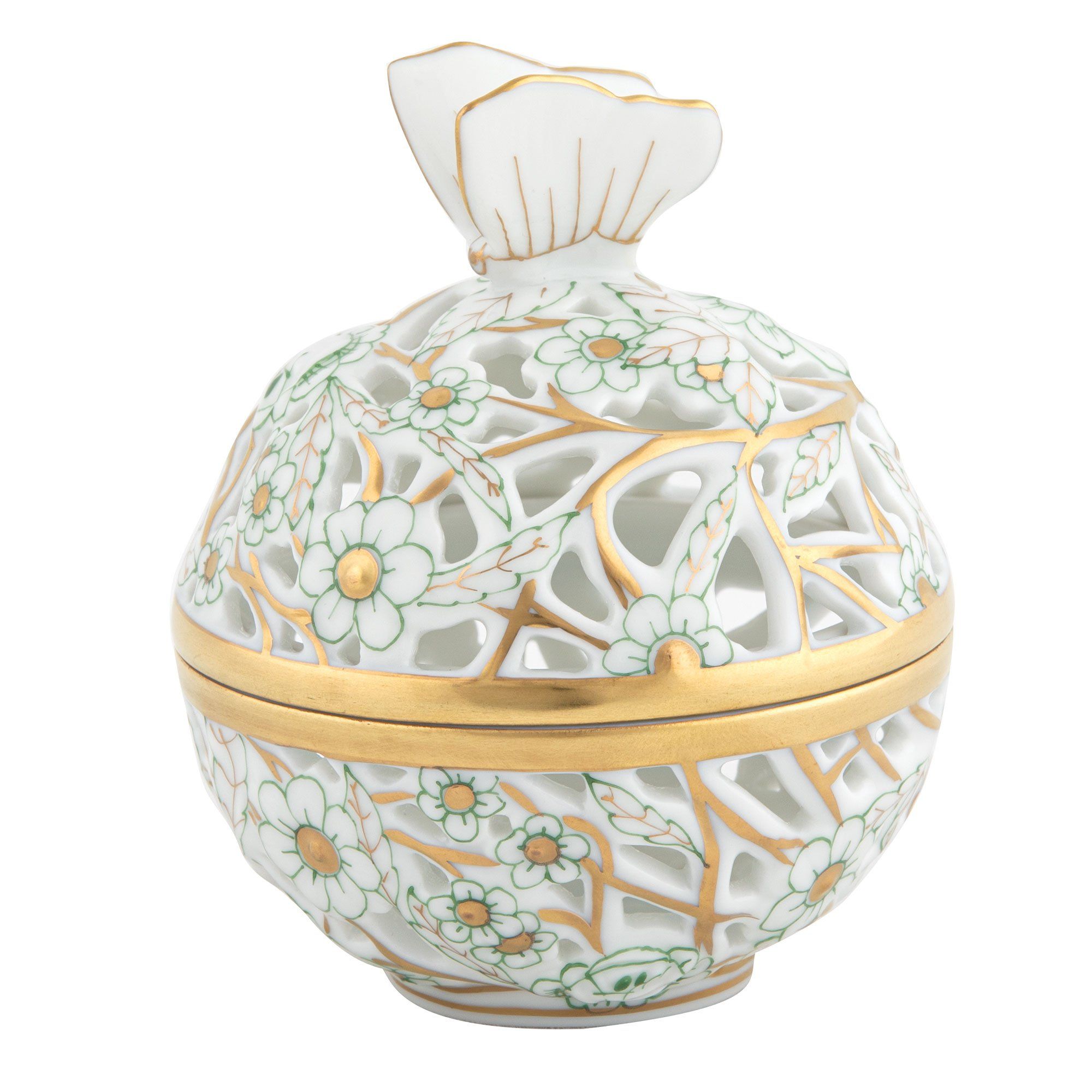 Herend Openwork Ball Butterfly - Thumbnail 3