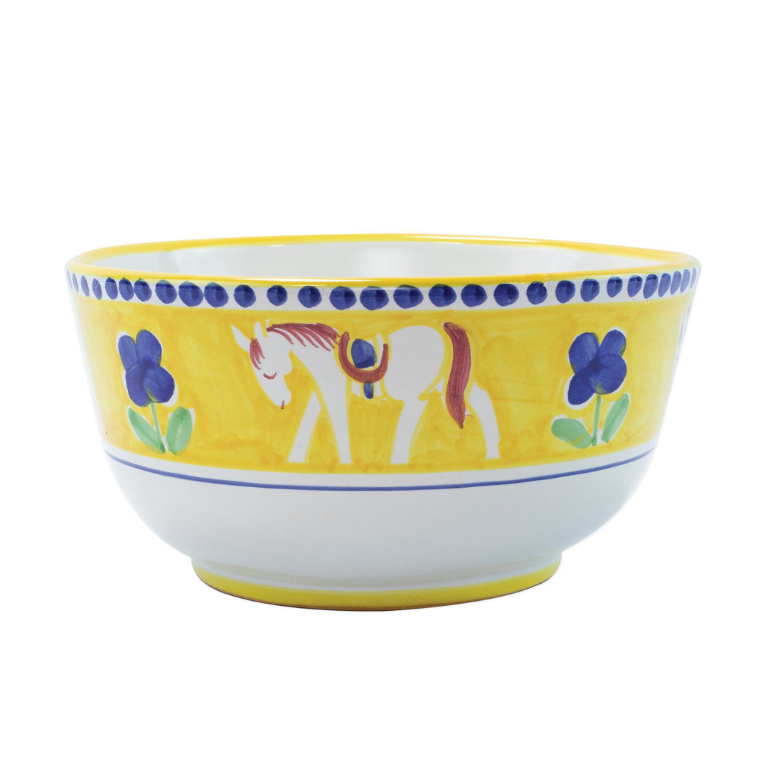 Vietri Campagna Cavallo Deep Serving Bowl Dinnerware Vietri 