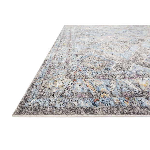 Loloi II Dante DN 03 Granite / Lt. Blue Area Rug Rugs Loloi II 