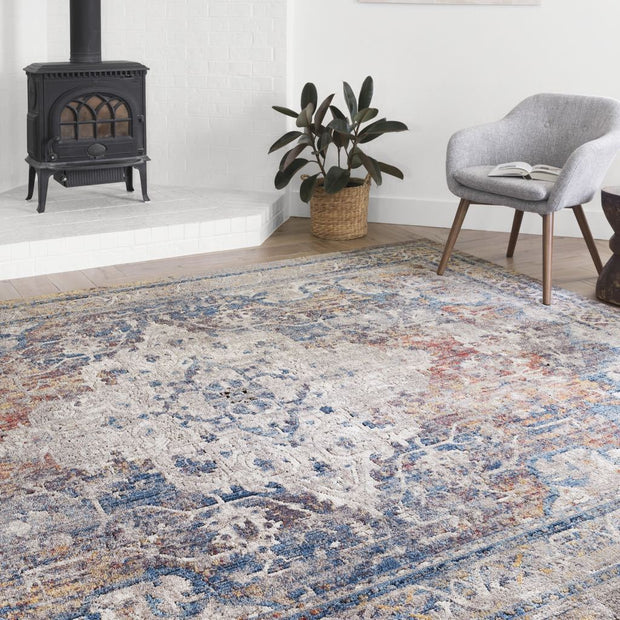 Loloi II Dante DN 04 Multi / Stone Area Rug Rugs Loloi II 