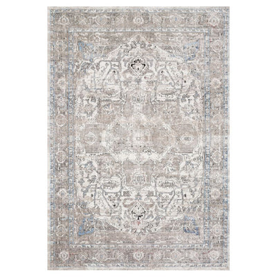 Loloi II Dante DN 05 Ivory / Stone Area Rug Rugs Loloi II 2’ 6" x 4’ Rectangle 