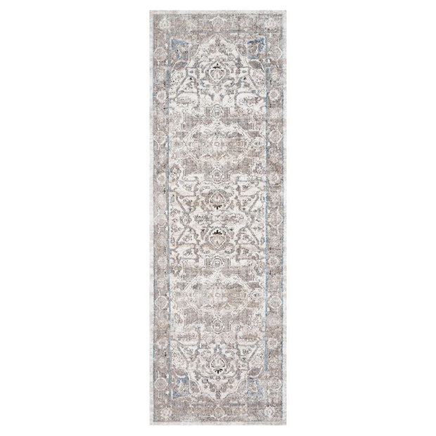 Loloi II Dante DN 05 Ivory / Stone Area Rug Rugs Loloi II 2’ 6" x 8’ Runner 