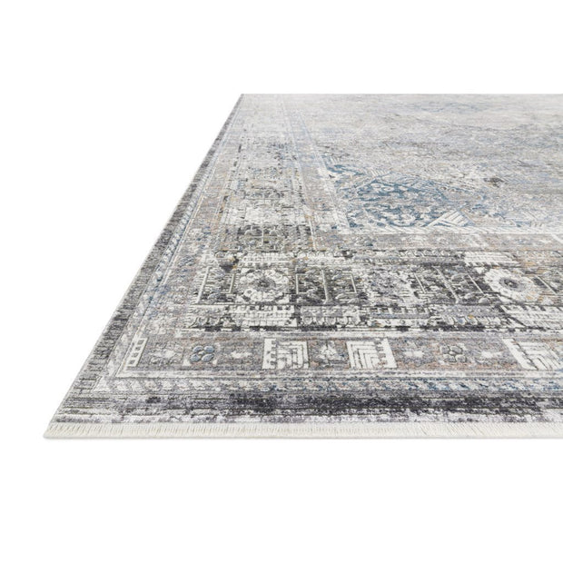 Loloi Gemma GEM 05 Silver / Blue Area Rug Rugs Loloi 