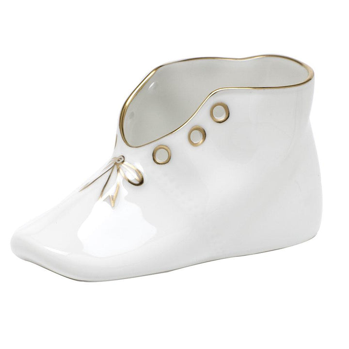 Herend Baby Shoe Figurines Herend Golden Edge 