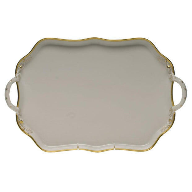 Herend Rectangular Tray W/Handles Figurines Herend 