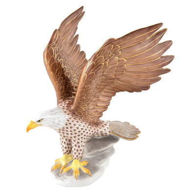 Herend Bald Eagle Figurine - Limited Edition Figurines Herend 
