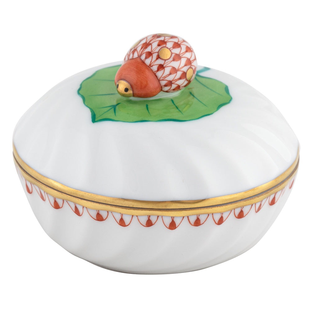 Herend Ladybug Box Figurines Herend Rust 