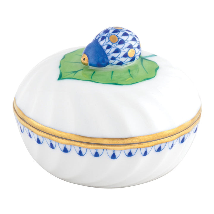 Herend Ladybug Box Figurines Herend Sapphire 
