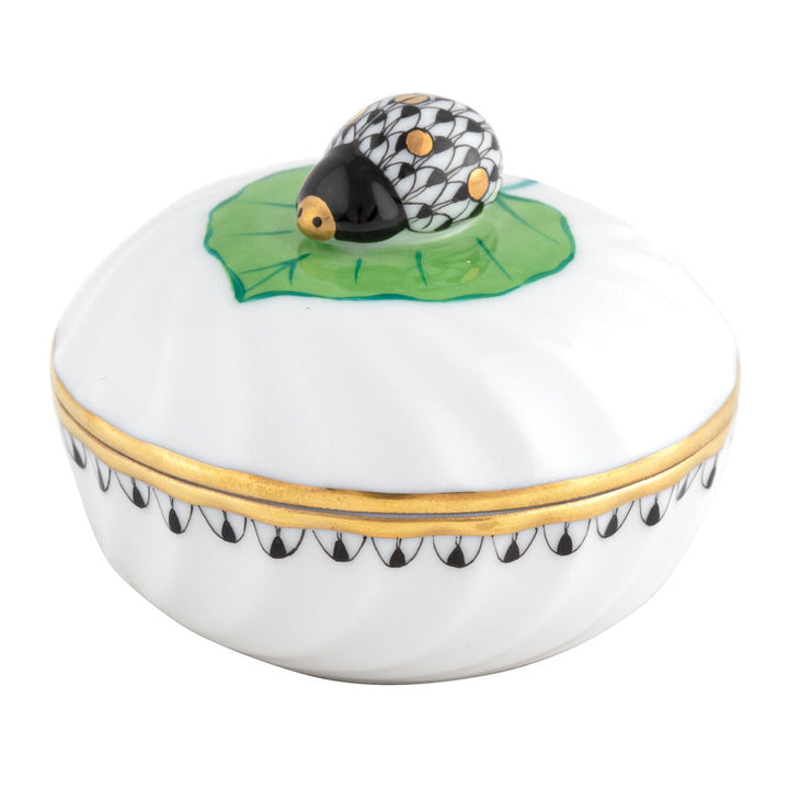 Herend Ladybug Box Figurines Herend Black 