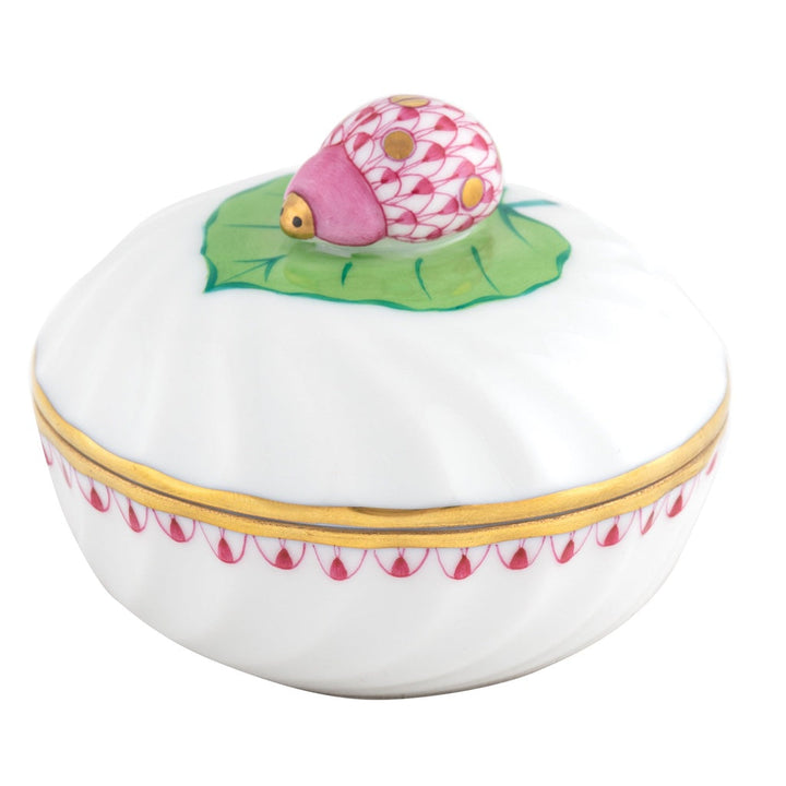 Herend Ladybug Box Figurines Herend Raspberry (Pink) 